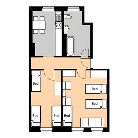M M Central Apartments Gruppen, Handwerker Und Monteure Budget Berlin