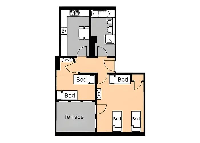 شقة M M Central Apartments Gruppen, Handwerker Und Monteure Budget برلين