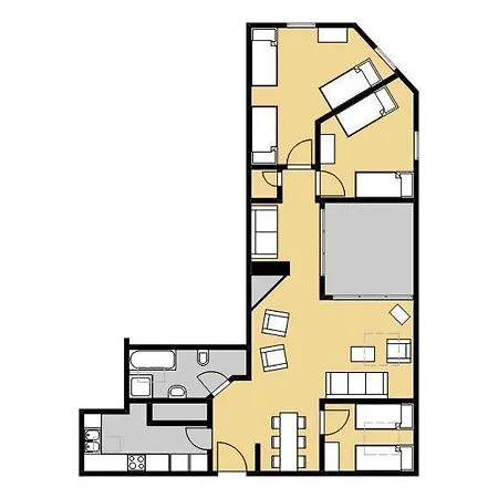 M M Central Apartments Gruppen, Handwerker Und Monteure Budget